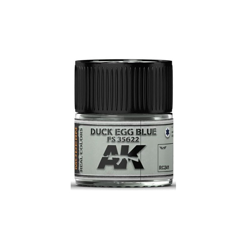 PINTURA REAL COLORS DUCK EGG BLUE FS35622 (10 ml) - AK Interactive RC241 PINTURA REAL COLORS DUCK EGG BLUE FS35622 (10 ml) - AK Interactive RC241