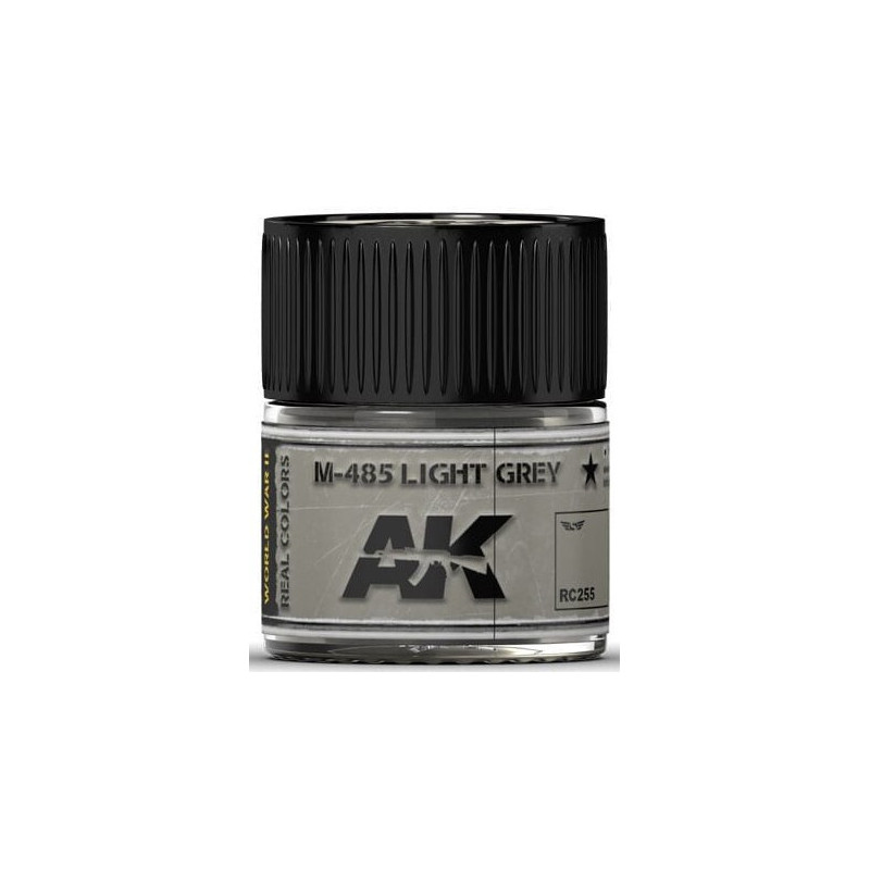 PINTURA REAL COLORS M-485 LIGHT GREY (10 ml) - AK Interactive RC255 PINTURA REAL COLORS M-485 LIGHT GREY (10 ml) - AK Interactive RC255