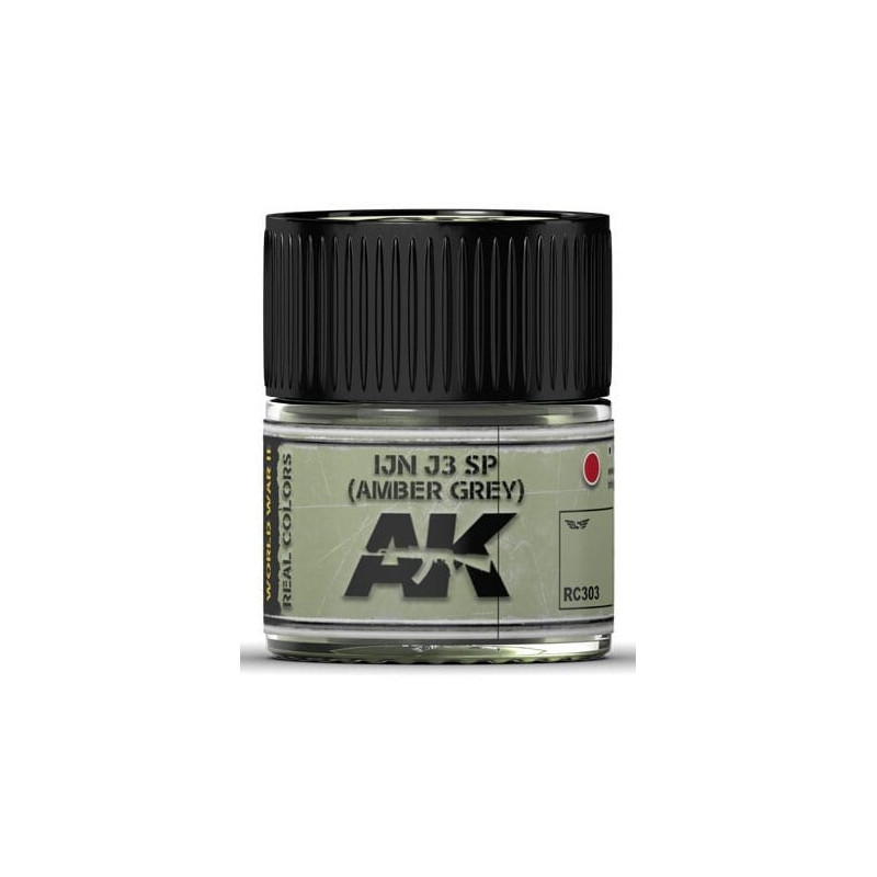 PINTURA REAL COLORS IJN J3 SP (AMBER GREY) (10 ml) - AK Interactive RC303 PINTURA REAL COLORS IJN J3 SP (AMBER GREY) (10 ml) - AK Interactive RC303