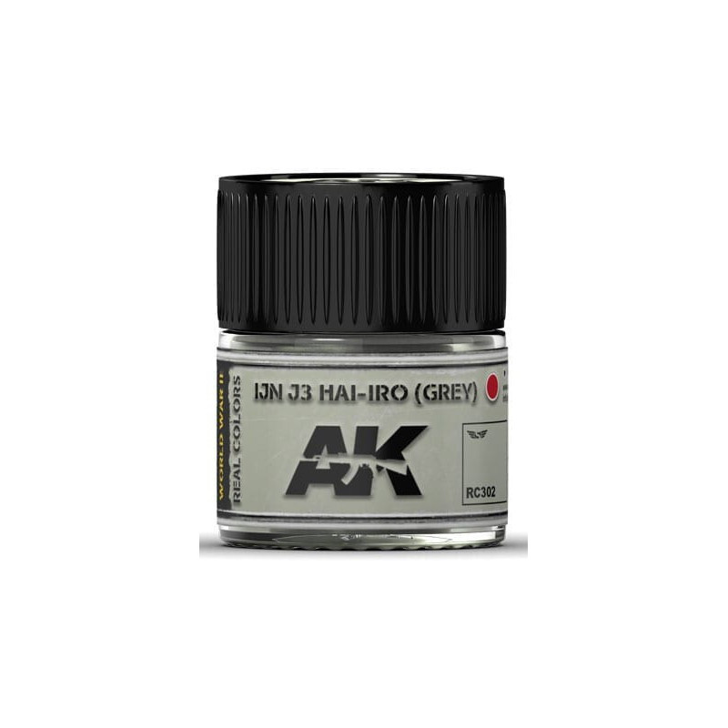 PINTURA REAL COLORS IJN J3 HAI-IRO (10 ml) - AK Interactive RC302 PINTURA REAL COLORS IJN J3 HAI-IRO (10 ml) - AK Interactive RC302