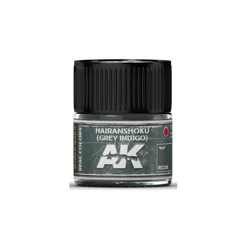 PINTURA REAL COLORS HAIRANSHOKU - Green Indigo (10 ml) - AK RC329 PINTURA REAL COLORS HAIRANSHOKU - Green Indigo (10 ml) - AK RC329