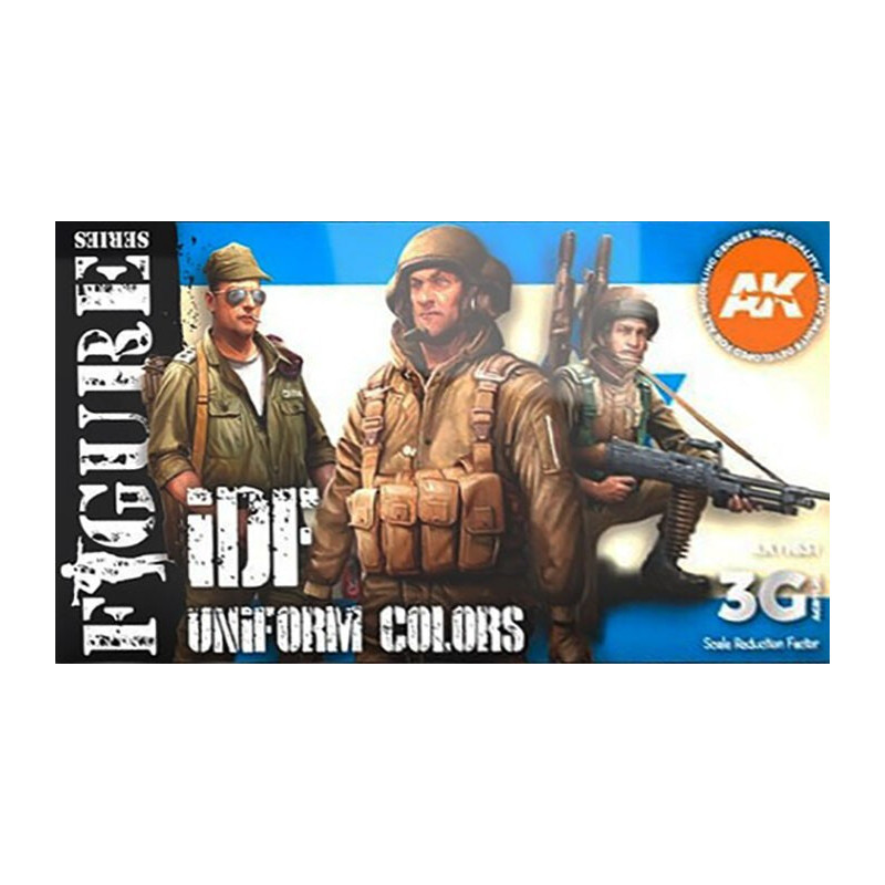 FIGURE Serie: IDF UNIFORM COLORS - AK Interactive 11631 FIGURE Serie: IDF UNIFORM COLORS - AK Interactive 11631