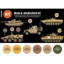 AFV Serie: IRAQ & AFGHANISTAN AFV COLORS - AK Interactive 11655 AFV Serie: IRAQ & AFGHANISTAN AFV COLORS - AK Interactive 11655