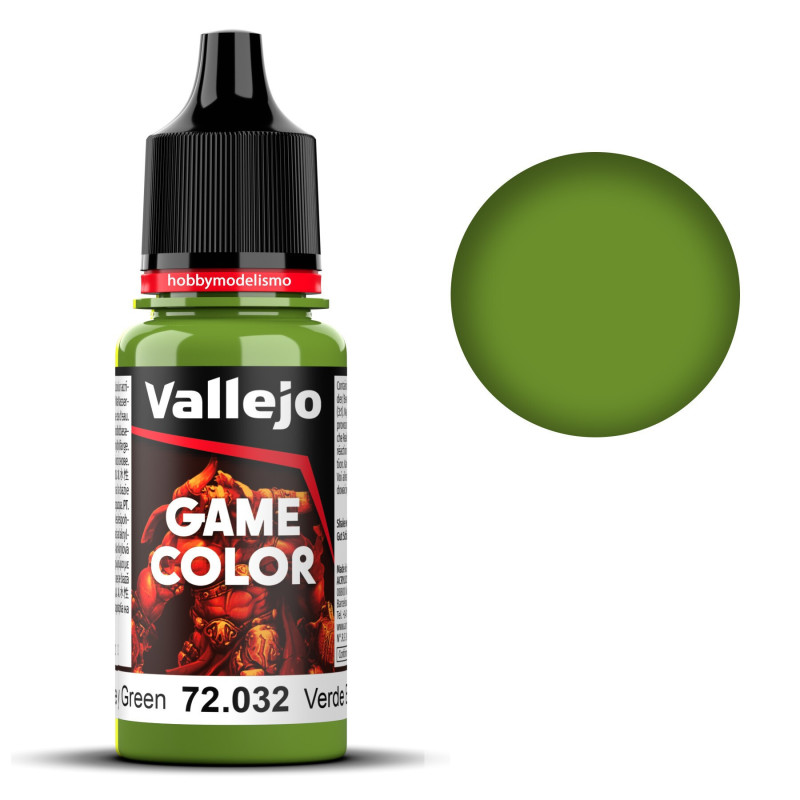 PINTURA ACRILICA VERDE ESCORPENA (18 ml)  - Acrilicos Vallejo 72032 PINTURA ACRILICA VERDE ESCORPENA (18 ml)  - Acrilicos Vallejo 72032