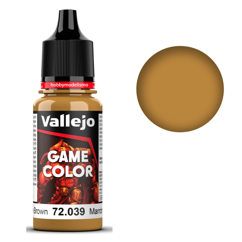 PINTURA ACRILICA MARRON PESTE (18 ml) - Acrilicos Vallejo 72039 PINTURA ACRILICA MARRON PESTE (18 ml) - Acrilicos Vallejo 72039