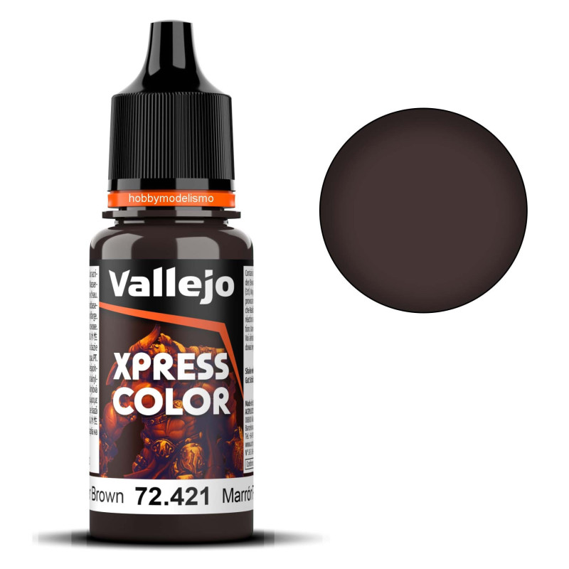 PINTURA Xpress Color MARRON COBRIZO (17 ml) - Acrylicos Vallejo 72421 PINTURA Xpress Color MARRON COBRIZO (17 ml) - Acrylicos Vallejo 72421