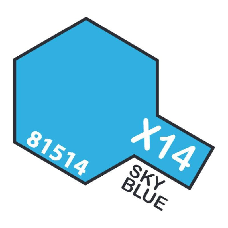 PINTURA ACRILICA AZUL CIELO BRILLANTE X-14 (10 ml) PINTURA ACRILICA AZUL CIELO BRILLANTE X-14 (10 ml)