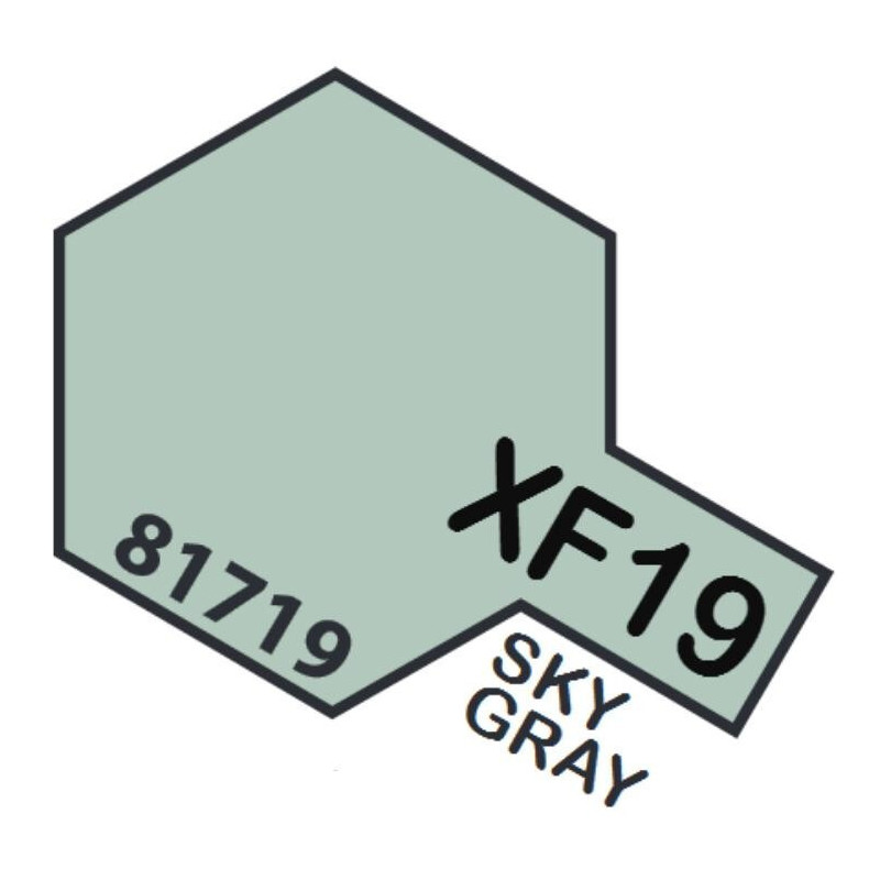 PINTURA ACRILICA GRIS CIELO MATE XF-19 (10 ml) PINTURA ACRILICA GRIS CIELO MATE XF-19 (10 ml)