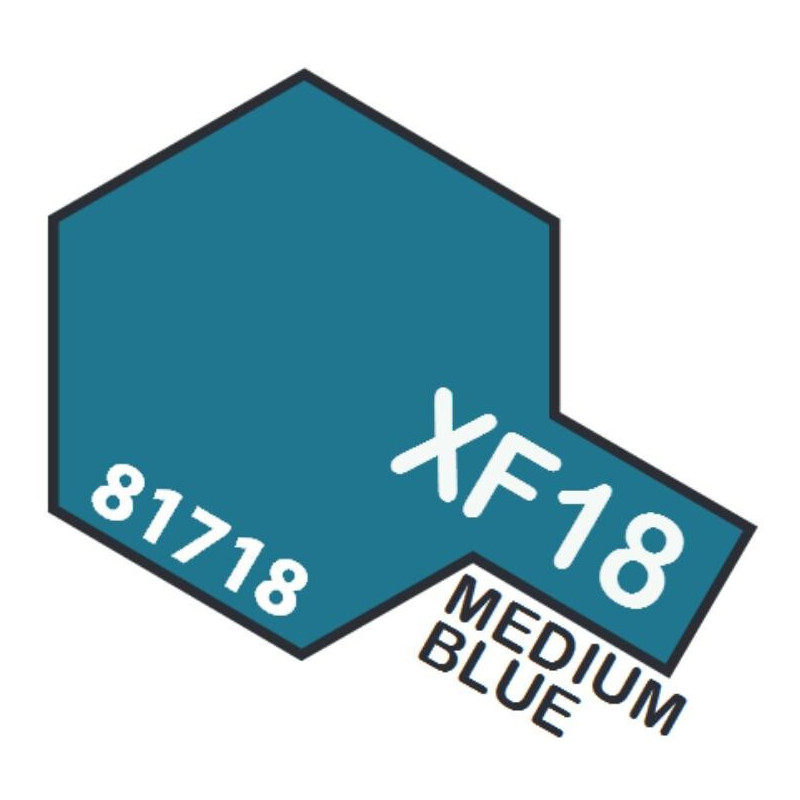 PINTURA ACRILICA AZUL MEDIO XF-18 (10 ml) PINTURA ACRILICA AZUL MEDIO XF-18 (10 ml)