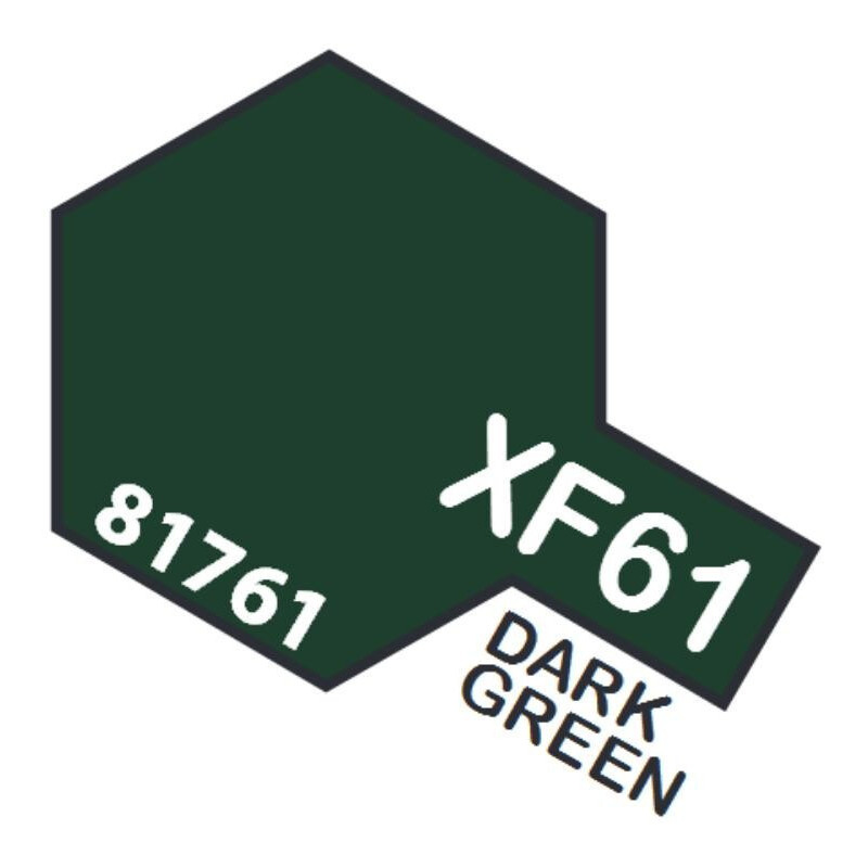 PINTURA ACRILICA VERDE OSCURO MATE XF-61 (10 ml) PINTURA ACRILICA VERDE OSCURO MATE XF-61 (10 ml)
