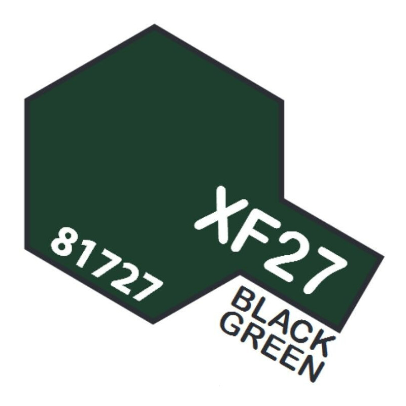 PINTURA ACRILICA VERDE NEGRO MATE XF-27 (10 ml) PINTURA ACRILICA VERDE NEGRO MATE XF-27 (10 ml)