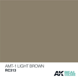 PINTURA REAL COLORS AMT-1 LIGHT BROWN (10 ml) - AK RC313 PINTURA REAL COLORS AMT-1 LIGHT BROWN (10 ml) - AK RC313