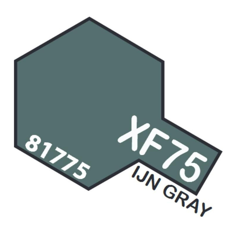 PINTURA ACRILICA GRIS IJN MATE XF-75 (10 ml) PINTURA ACRILICA GRIS IJN MATE XF-75 (10 ml)