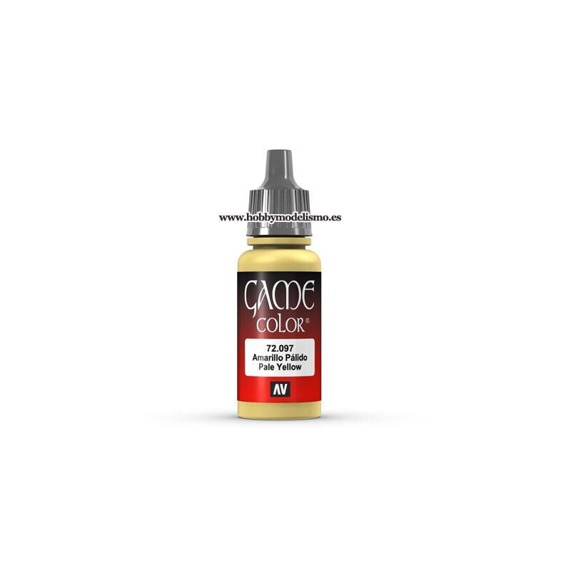 PINTURA ACRILICA AMARILLO PALIDO (17 ml) vallejo model color PINTURA ACRILICA AMARILLO PALIDO (17 ml) vallejo model color