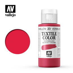 Textile Color: BERMELLON (60 ml)