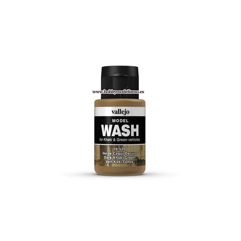 MODEL WASH: VERDE CAQUI OSCURO (35 ml) vallejo 76520 MODEL WASH: VERDE CAQUI OSCURO (35 ml) vallejo 76520