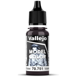 PINTURA ACRILICA VIOLETA NEGRO (18 ml) - Acrylicos Vallejo 70751