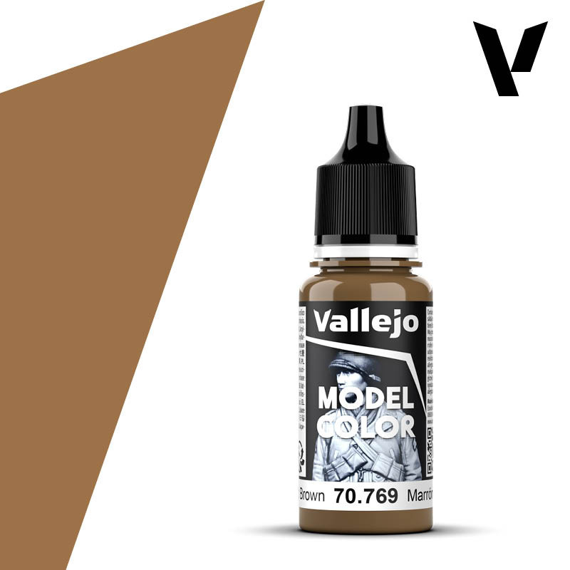 PINTURA ACRILICA MARRON MOSTAZA (18 ml) P148 - Acrylicos Vallejo 70769 PINTURA ACRILICA MARRON MOSTAZA (18 ml) P148 - Acrylicos Vallejo 70769