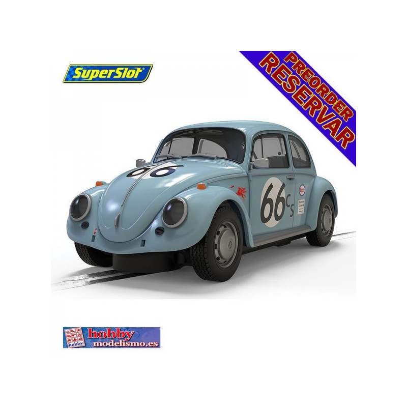 VOLKSWAGEN BEETLE - BLUE 66 - SUPERSLOT H4498 VOLKSWAGEN BEETLE - BLUE 66 - SUPERSLOT H4498