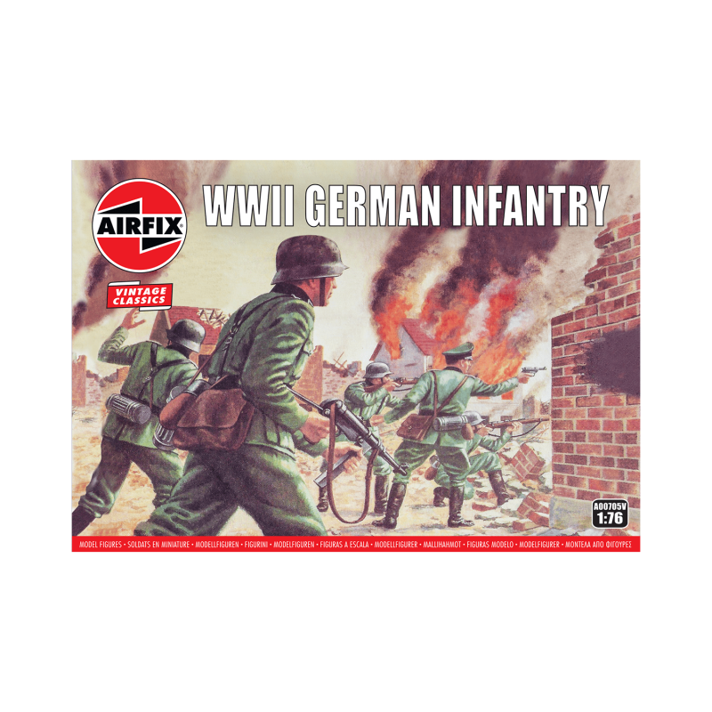 INFANTERIA ALEMANA 2 G.M. 48 piezas VINTAGE CLASIC - ESCALA 1/76 - AIRFIX 00705 INFANTERIA ALEMANA 2 G.M. 48 piezas VINTAGE CLASIC - ESCALA 1/76 - AIRFIX 00705