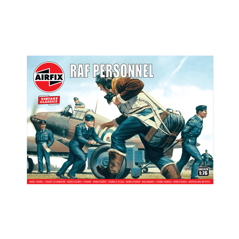 PERSONAL DE TIERRA DE LA R.A.F. - Vintage Series -Escala 1/76 - Airfix A00747V PERSONAL DE TIERRA DE LA R.A.F. - Vintage Series -Escala 1/76 - Airfix A00747V
