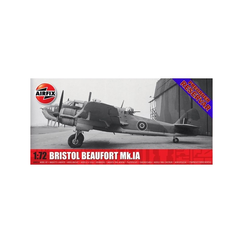 BRISTOL BEAUFORT MK-I -Escala 1/72- Airfix A04021A BRISTOL BEAUFORT MK-I -Escala 1/72- Airfix A04021A