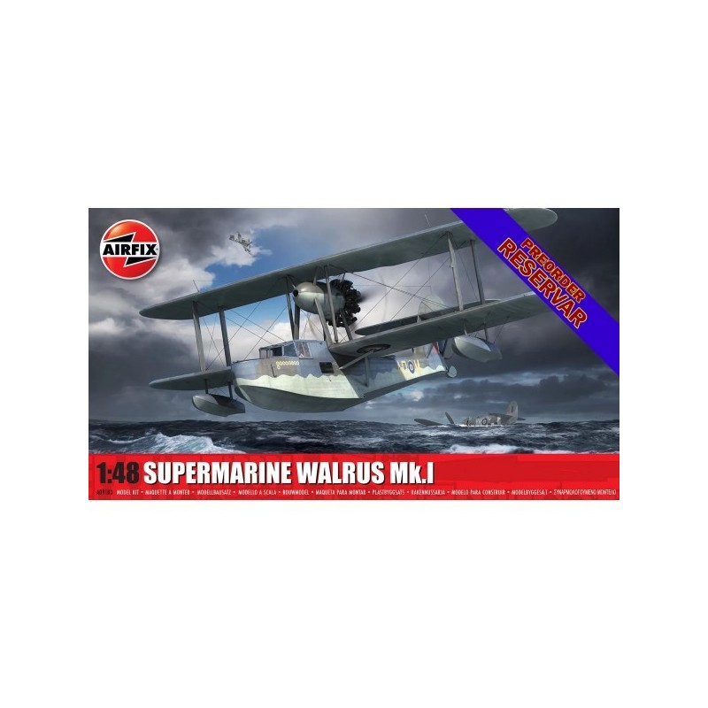 SUPERMARINE WALRUS MK-I -Escala 1/48- Airfix A09183 SUPERMARINE WALRUS MK-I -Escala 1/48- Airfix A09183