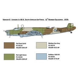 JUNKER JU-86 E1 / E2 escala 1/72 - Italeri 1391
