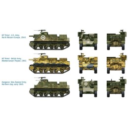OBUS M-7 PRIEST/ Transporte Tropas M-7 KANGAROO (2 unidades) -Escala 1/72- Italeri 7513