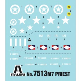 OBUS M-7 PRIEST/ Transporte Tropas M-7 KANGAROO (2 unidades) -Escala 1/72- Italeri 7513