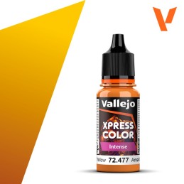 PINTURA Xpress Color Intensive AMARILLO ACORAZADO 18 ml - Acrylicos Vallejo 72477