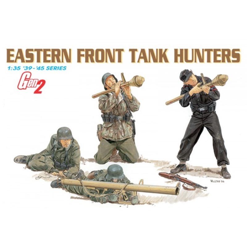 SOLDADOS CAZA CARROS FRENTE DEL ESTE ESCALA 1/35 - DRAGON MODELS 6279 SOLDADOS CAZA CARROS FRENTE DEL ESTE ESCALA 1/35 - DRAGON MODELS 6279