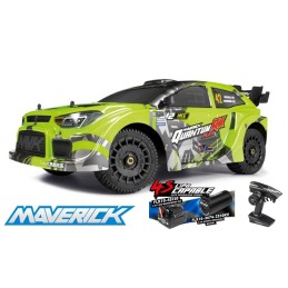 COCHE QUANTUMRX RALLY FLUX 4S 1/8 VERDE FLUORESCENTE MV150360