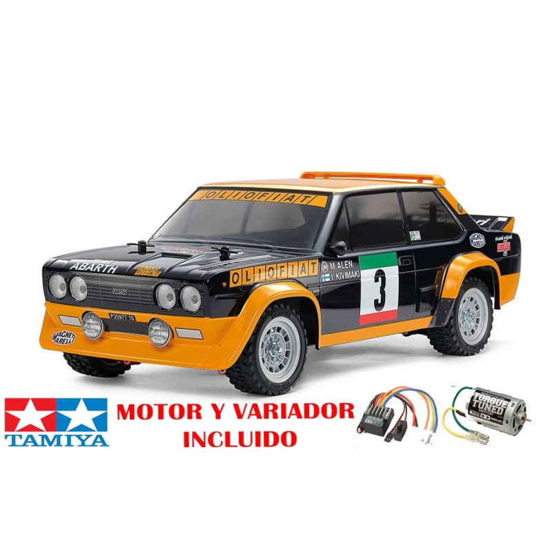 COCHE RC KIT FIAT 131 ARARTH "OLIO FIAT" (MF-01X) -Escala 1/10- TAMIYA 58723