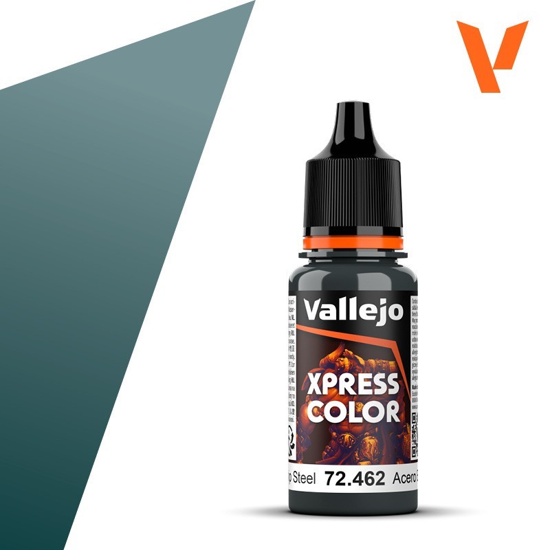 PINTURA Xpress Color ACERO STELAR 18 ml - Acrylicos Vallejo 72462 PINTURA Xpress Color ACERO STELAR 18 ml - Acrylicos Vallejo 72462
