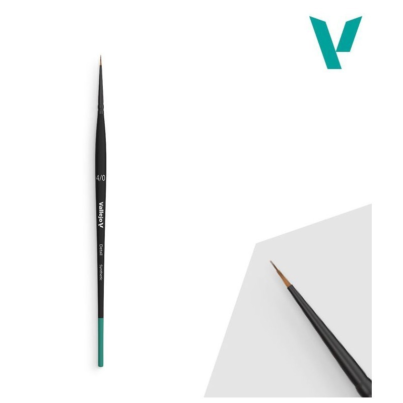 PINCEL DETAIL REDONDO SINTETICO N 4/0- Acrylicos Vallejo B02040 PINCEL DETAIL REDONDO SINTETICO N 4/0- Acrylicos Vallejo B02040