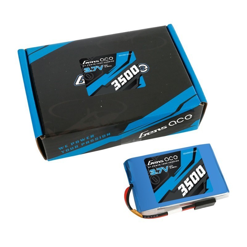 BATERIA LIPO 3,7 V 3500 mAh 1S19 TX SANWA Conectro JR - GENS ACE GA35001STXJR BATERIA LIPO 3,7 V 3500 mAh 1S19 TX SANWA Conectro JR - GENS ACE GA35001STXJR