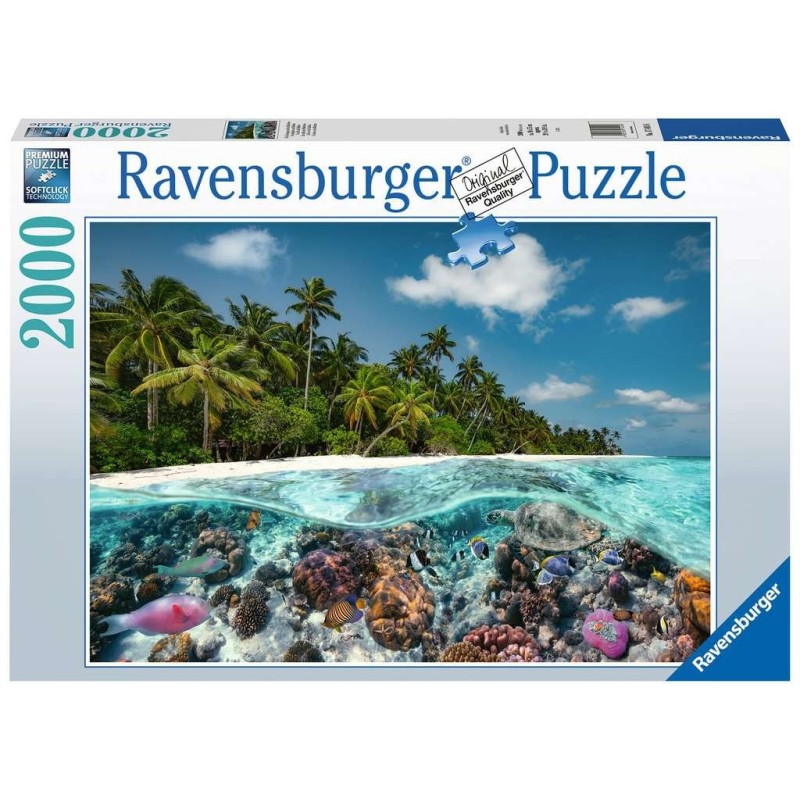 PUZZLE 2000 PZS MALDIVAS - RAVENSBURGER 17441 98 X 75 CMS PUZZLE 2000 PZS MALDIVAS - RAVENSBURGER 17441 98 X 75 CMS