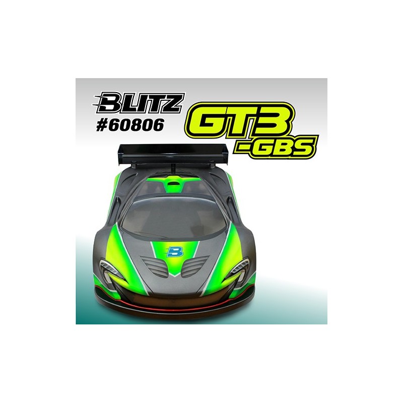 CARROCERIA GT3 GBS ESCALA 1/8 SIN PINTAR CARROCERIA GT3 GBS ESCALA 1/8 SIN PINTAR