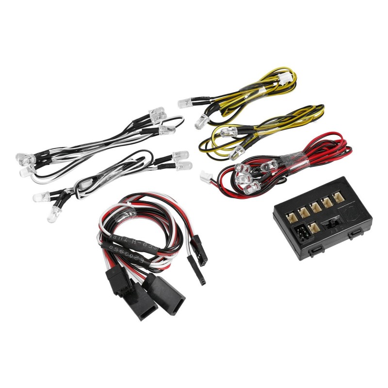 SET DE LUCES 18 LEDS 18 UNIDS CON CAJA CONTROLADORA CENTRALITA, PARA CRAWLERS, DRICT, CAMIONES RC... SET DE LUCES 18 LEDS 18 UNIDS CON CAJA CONTROLADORA CENTRALITA, PARA CRAWLERS, DRICT, CAMIONES RC...