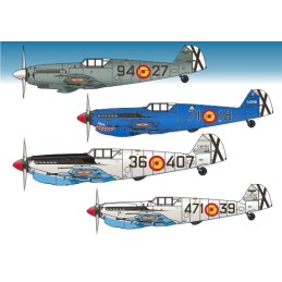 MESSERSCHMITT  Españoles (HA-1109-K1L TRIPALA / HA-1112-M1L BUCHÓN) -Escala 1/48- Series Españolas 248
