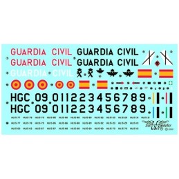 CALCAS MBB BO-105 Bolkow GUARDIA CIVIL -Escala 1/32- Series Españolas 3632