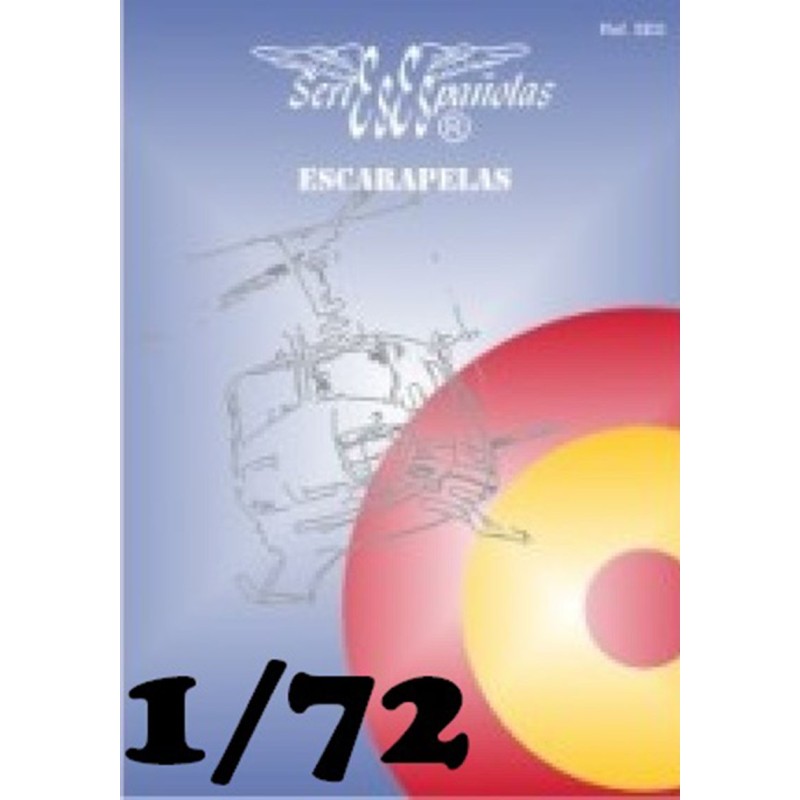 CALCAS ESCARAPELAS ESPAÑA ESCALA 1/72 CALCAS ESCARAPELAS ESPAÑA ESCALA 1/72