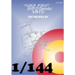 CALCAS ESCARAPELAS ESPAÑOLAS -Escala 1/144- Series Españolas 0144