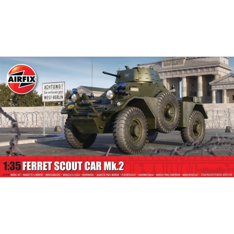 VEHICULO BLINDADO FERRET MK.2 -Escala 1/35- Airfix A1379 VEHICULO BLINDADO FERRET MK.2 -Escala 1/35- Airfix A1379
