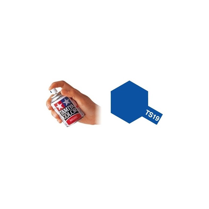 SPRAY ESMALTE TS-19 AZUL METALICO 100 ml - Tamiya TS19 SPRAY ESMALTE TS-19 AZUL METALICO 100 ml - Tamiya TS19