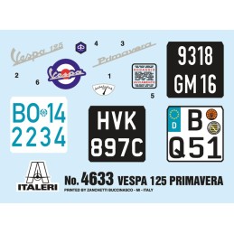 VESPA 125 PRIMAVERA -Escala 1/9- Italeri 4633
