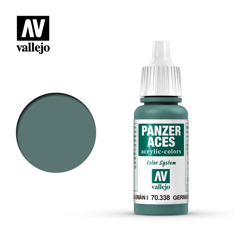 PINTURA ACRILICA UNIFORME STURMARTILLERIE LUCES 17 ml Panzer Aces 338 - Acrylicos Vallejo 70338 PINTURA ACRILICA UNIFORME STURMARTILLERIE LUCES 17 ml Panzer Aces 338 - Acrylicos Vallejo 70338