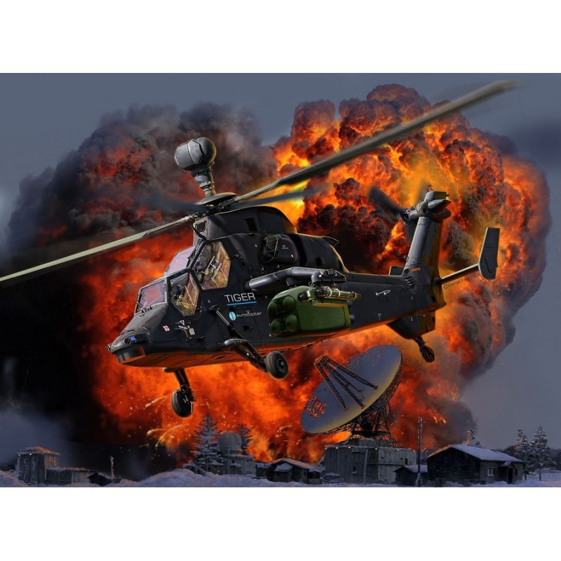 JAMES BOND 007: EUROCOPTER TIGER "GOLDENEYE" (Pegamento & pinturas) -Escala 1/72- Revell 05654