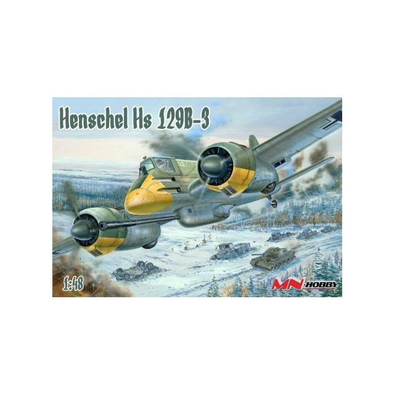 HENSCHEL Hs-129 B-3 -Escala 1/48- MN-Hobby 48MN001 HENSCHEL Hs-129 B-3 -Escala 1/48- MN-Hobby 48MN001